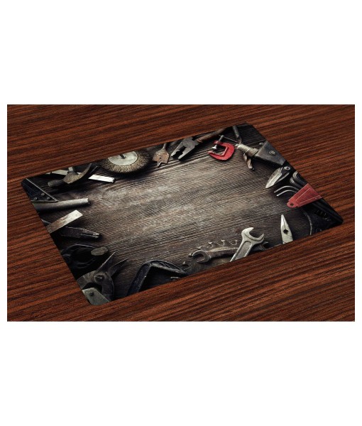 Industrial Vibes Placemats - Set of 4