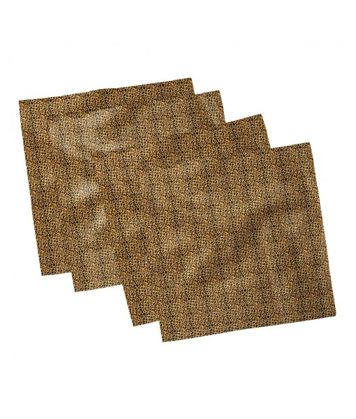 Leopard Print Set of 4 Napkins  18