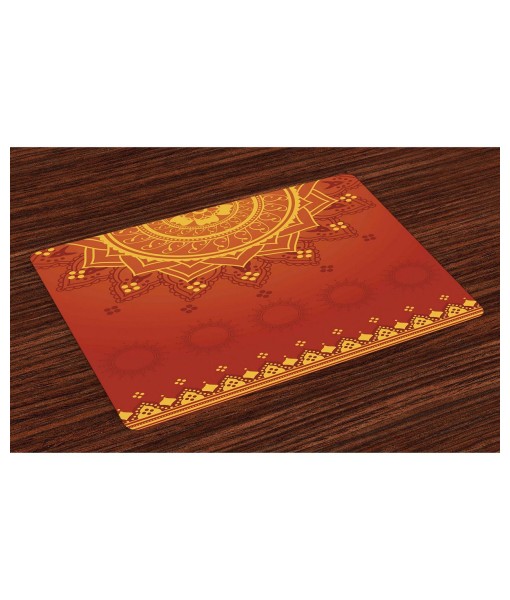 Zen Lotus Placemats - Set of 4