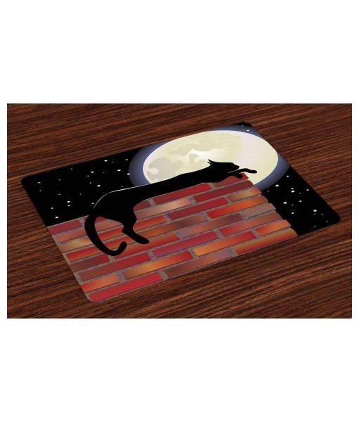 Moon Place Mats  Set of 4