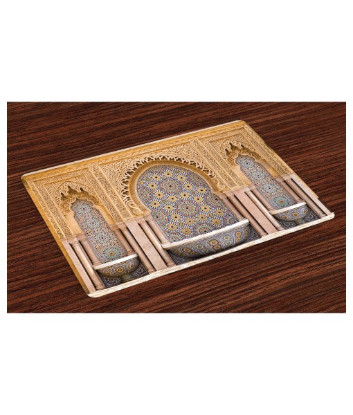 Moroccan Place Mats  Set of 4