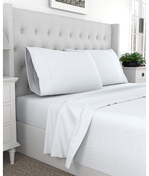 Solid 300 Thread Count Full Sheet Set  4 Pieces