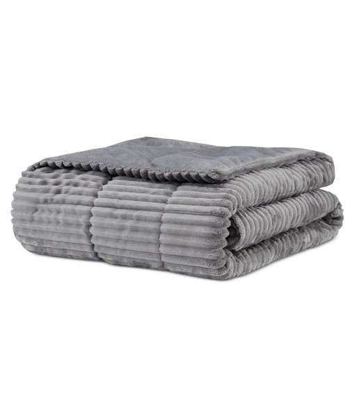 Parker Plush Down Alternative Corduroy Throw  60