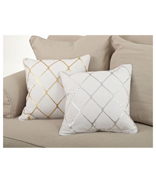 Metallic Diamond Decorative Pillow  18