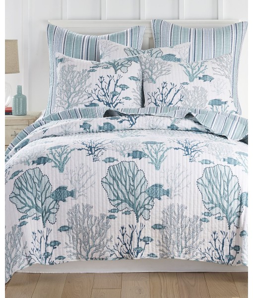 Lacey Sea 2-Pc. Quilt Set  Twin