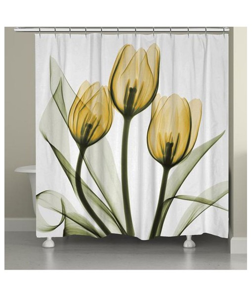 Golden Tulips Shower Curtain