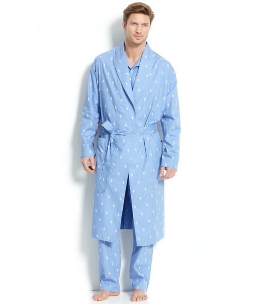 Men's All Over Polo Player Robe