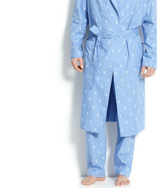 Men's All Over Polo Player Robe