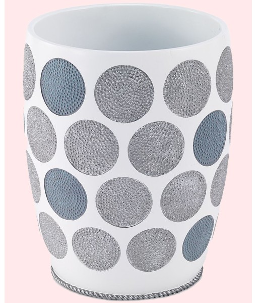 Dotted Circle Wastebasket