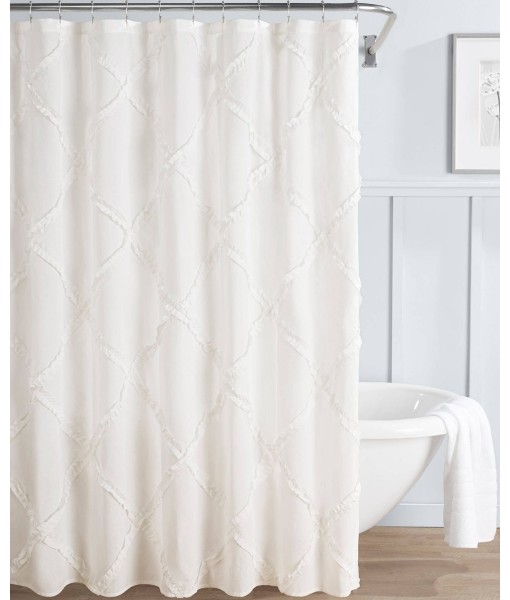 Adelina 100% Cotton Shower Curtain  72