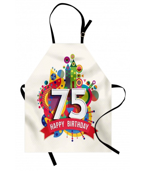 75th Birthday Apron