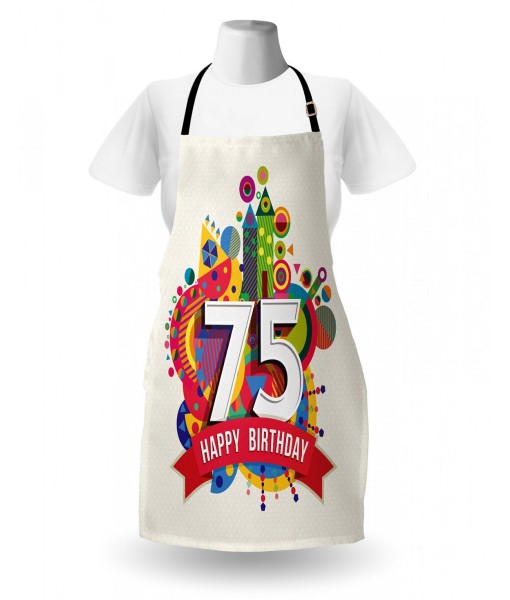 75th Birthday Apron