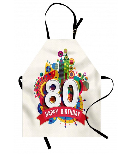 80th Milestone Celebration Apron