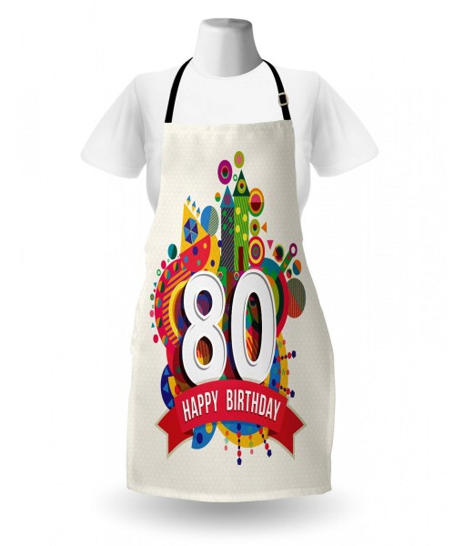 80th Milestone Celebration Apron