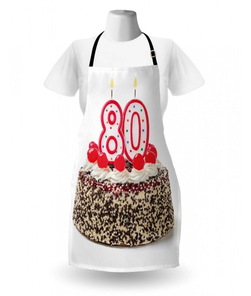 Vintage 80th Birthday Apron