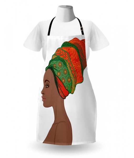 African Textile Artistry Apron