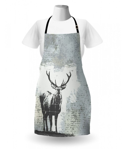 Rustic Antler Design Apron